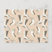 Elegant Antiek gravingshandbereik Uniek Briefkaart (Voorkant)