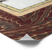 Elegant Antiek Map of Great Britain and Ireland Poster (Hoek)