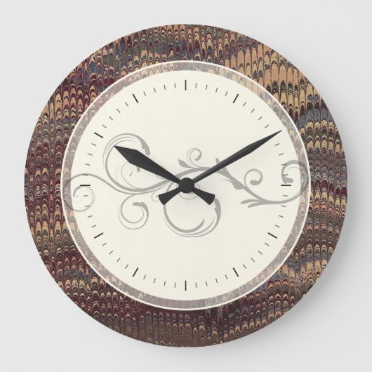 Elegant Antiek Marble Clock Grote Klok (Voorkant)