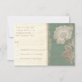 Elegant Antiek Roos Verdigris Patina RSVP