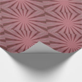 Elegant Antiek roze Kaleidoscoop ontwerp Cadeaupapier (Hoek)