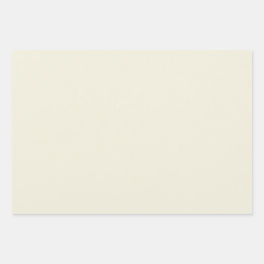 Elegant antiek wit Minimalistisch en chic Inpakpapier Vel (Voorkant 2)