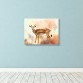 Élégant Antilope Bongo sur Toile (Insitu (Plancher de Bois))