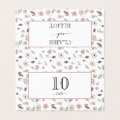 Élégant Appartement moderne Botanique Green Table  (Outside Unfolded)