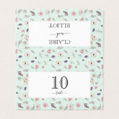 Élégant Appartement moderne Botanique Green Table (Outside Unfolded)