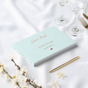 Elégant Aqua Blue Rose Gold Mariages Anniversaire