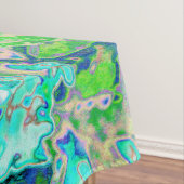 Elegant Aqua en Green Limelight Hydrangea Detail Tafelkleed (Voorbeeld)