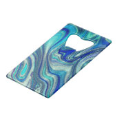 Elégant Aquamarine Paua Rainbow Shell inspiré (Dos Angle)