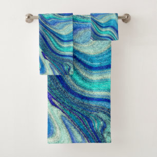 Elégant Aquamarine Paua Rainbow Shell inspiré
