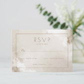 Élégant Aquarelle Beige RSVP (Debout devant)