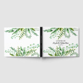 Elégant Aquarelle Botanique Mariage Livre d'or (Complet)