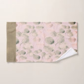 Elégant aquarelle Feuilles botaniques (Serviette à main)