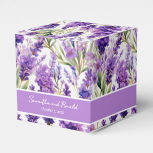 Elégant Aquarelle Lavande Fleurs Ballotins