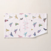 Elégant Aquarelle Papillons Belle Conception (Serviette à main)