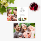 Elégant Aquarelle Vignoble Invitation