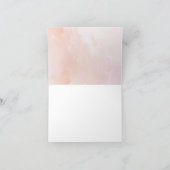 Élégant aquarelle Vino avant les Vœux Merci  (Intérieur)