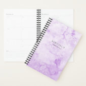 Élégant aquarelle violette (Devant avec enveloppe)