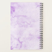 Élégant aquarelle violette (Dos)