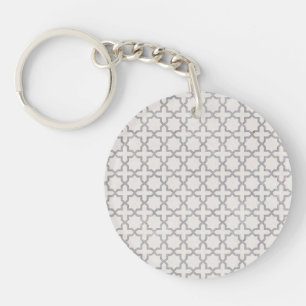 Elegant Arabesk Ornament Sleutelhanger