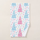 Élégant arbre de Noël moderne (Serviette à main)