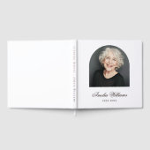 Elégant arc amoureux mémoire funéraire photo mémor (Complet)