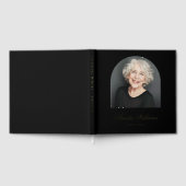 Elégant arc amoureux mémoire funéraire photo mémor (Complet)