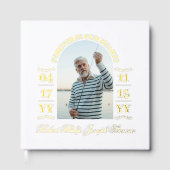 Elégant Arc Or Photo Pour Toujours Dans Nos Coeurs (Recto)