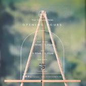 Elegant Arch Company Logo Code QR Horaires d'ouver (Neutre)