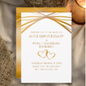 Elegant Arch Golden 50ste Jubileum Save the Date
