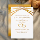 Elegant Arch Golden 50th Anniversary Save the Date