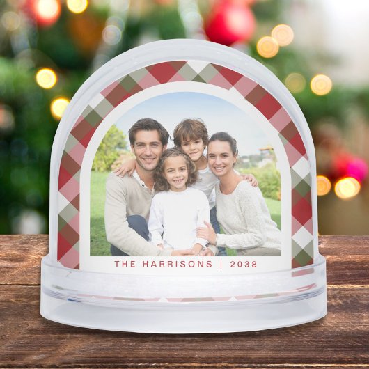 Elegant Arch Photo Family Christmas
