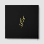 Elégant Arch Photo Gold Foil Typographie Mariage (Verso)