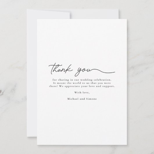 Elegant Arch Photo Jewel Tone Weddenschap Bedankt (Achterkant)