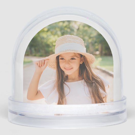 Elegant Arch Photo Winter Sneeuwbol (Voorkant)