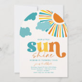 Elegant Arch Sun Birthday Invitation (Devant)