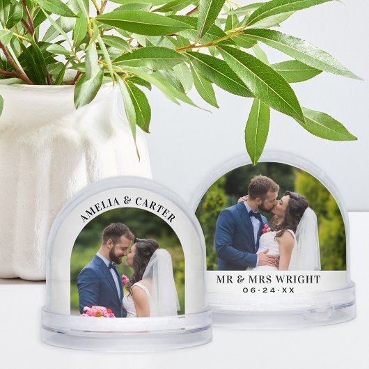 Elegant Arch Wedding Photo Keepsake