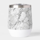 Elégant ardoise Whisper Stream Marbre Texture Bone (Avant)