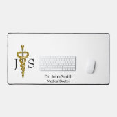 Elégant Argent Médicale Classy Noble Asclepius (Clavier et souris)