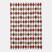 Elegant Argyle Diamond Pattern Theedoek (Verticaal)