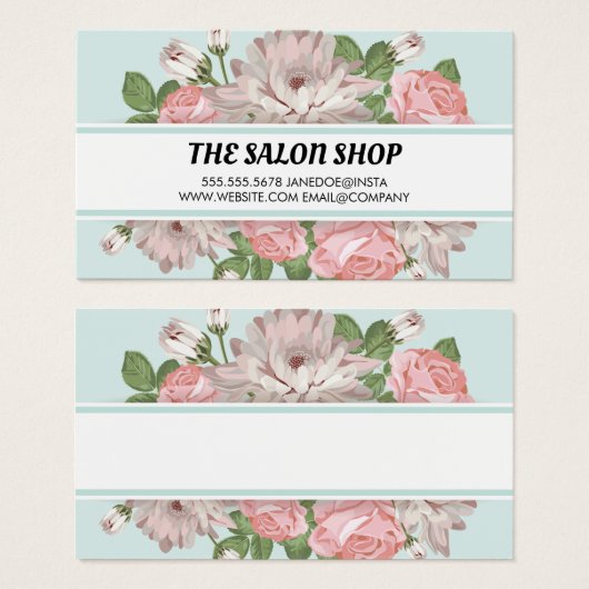 Élégant Arrière - plan floral (Devant & derrière)