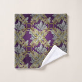 Élégant Arrière - plan Floral orT Lilac (Gant de toilette)