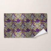 Élégant Arrière - plan Floral orT Lilac (Serviette à main)