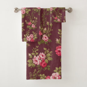 Élégant Arrière - plan rose-maron Vintage