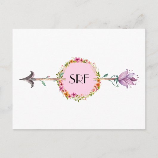 Elegant Arrow Briefkaart 3 (Voorkant)