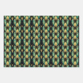 Elegant Art Deco betegeld patroon Inpakpapier Vel (Voorkant 3)