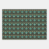 Elegant Art Deco betegeld patroon Inpakpapier Vel (Voorkant 2)