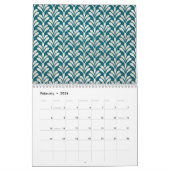 Elegant Art Deco Custom Kalender (Feb 2026)