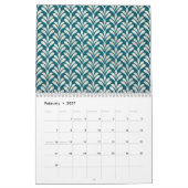 Elegant Art Deco Custom Kalender (Feb 2027)