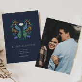 Elégant Art Déco Enregistrer la carte Date avec Ph