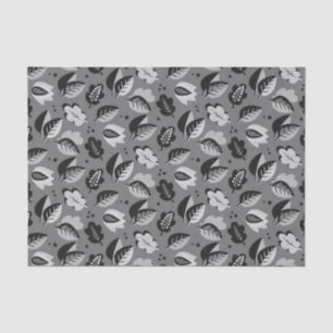 Elegant Art Deco Fall Leaves Autumn Patroon Tissuepapier